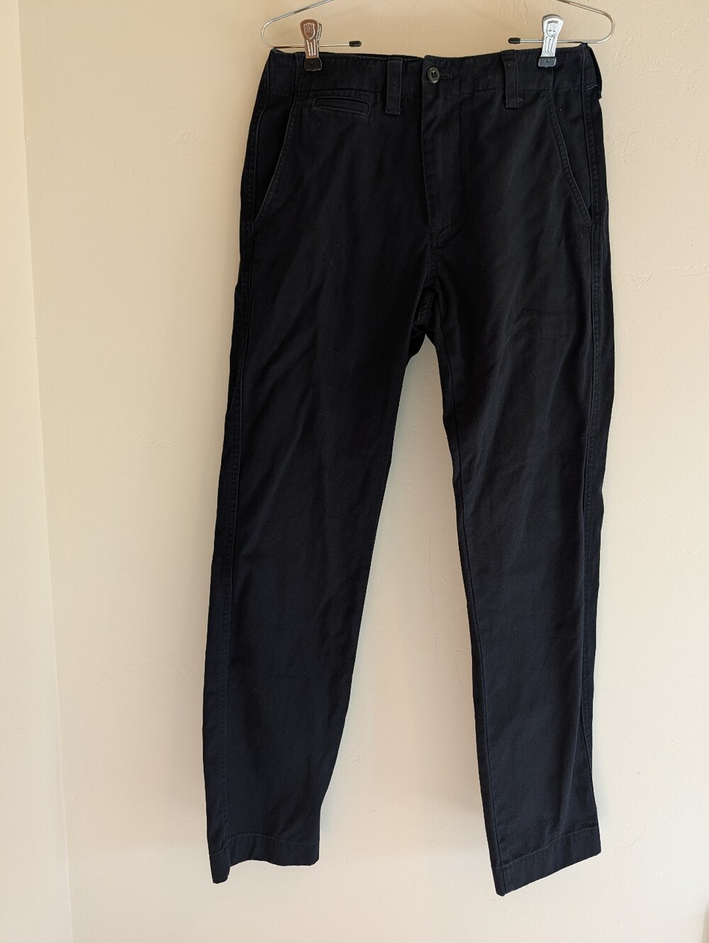 Todd Snyder Cotton Straight Leg Pants Black Size 29